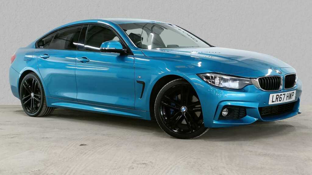 Compare BMW 4 Series 420D 190 M Sport Professional Media LR67HWP Blue