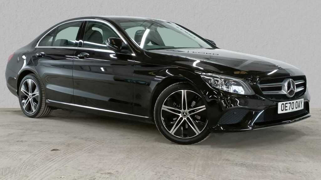 Compare Mercedes-Benz C Class 200 Sport OE70OAY Black