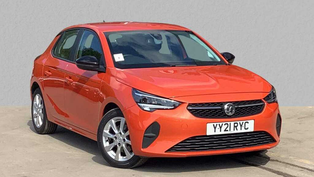 Compare Vauxhall Corsa 1.2 Turbo Se Premium YY21RYC Orange