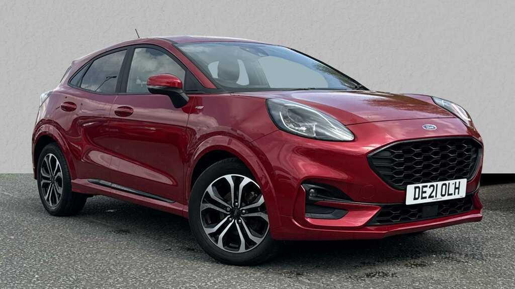 Compare Ford Puma 1.0 Ecoboost Hybrid Mhev 155 St-line DE21OLH Red