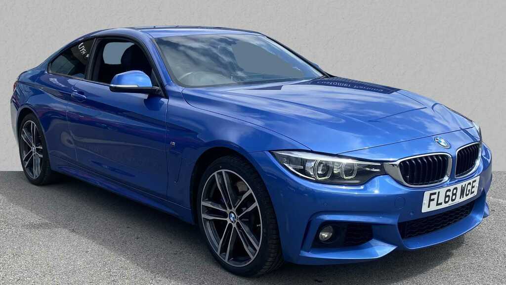 Compare BMW 4 Series 435D Xdrive M Sport Professional Media FL68WGE Blue
