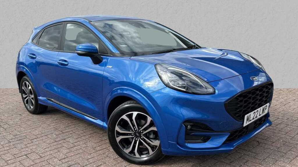 Compare Ford Puma 1.0 Ecoboost Hybrid Mhev St-line Dct ML22LWP Blue