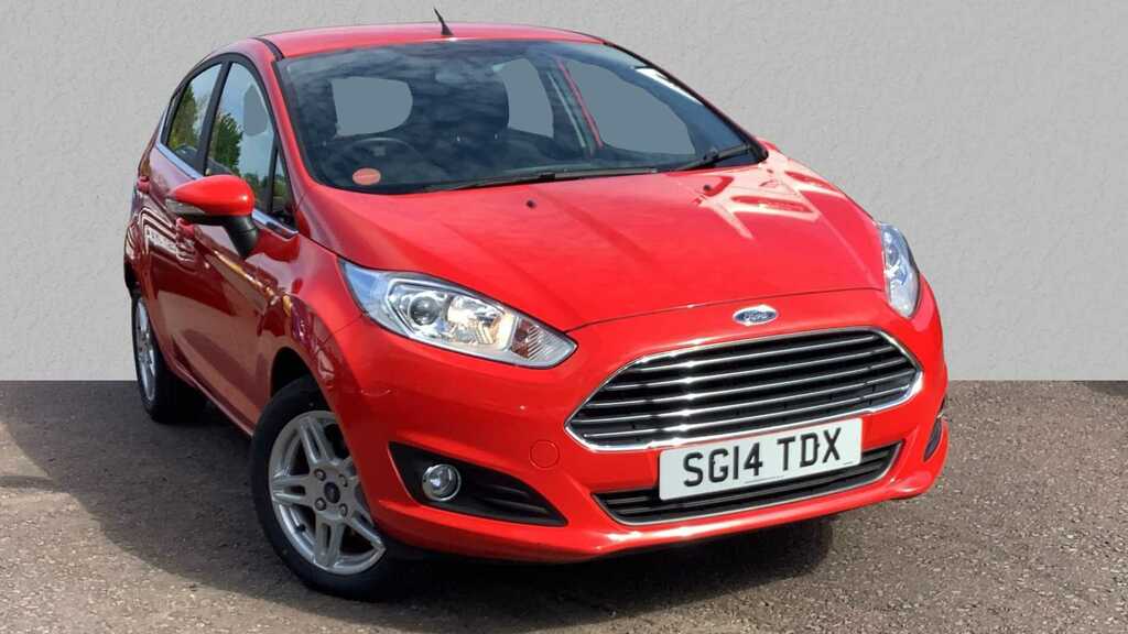 Compare Ford Fiesta 1.25 82 Zetec SG14TDX Red