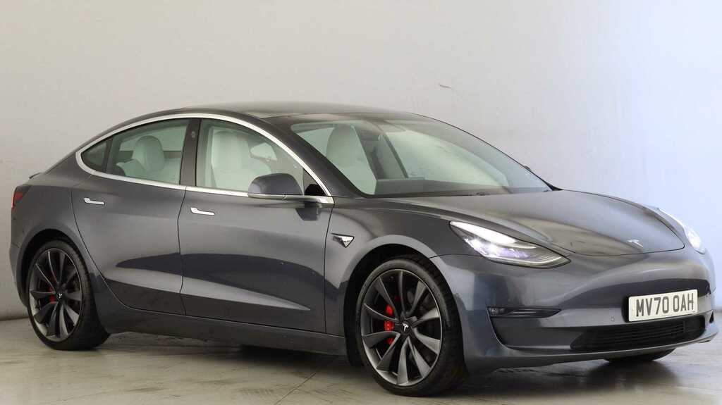 Compare Tesla Model 3 Model 3 Performance Awd MV70OAH Grey
