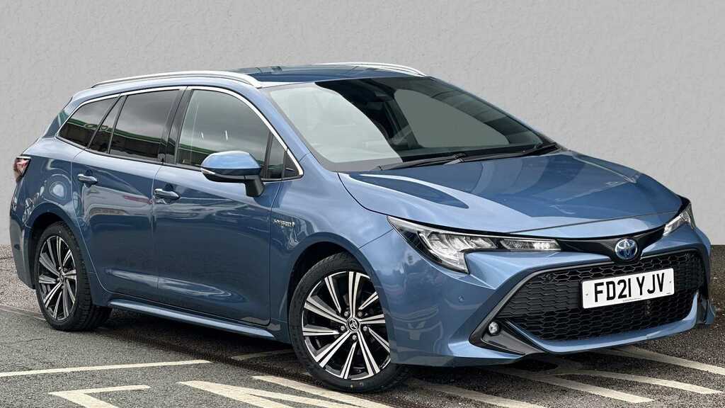 Compare Toyota Corolla 1.8 Vvt-i Hybrid Design Cvt FD21YJV Blue
