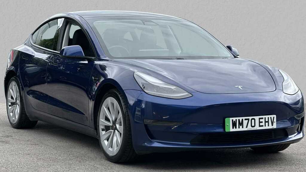Tesla Model 3 Long Range Awd Blue #1