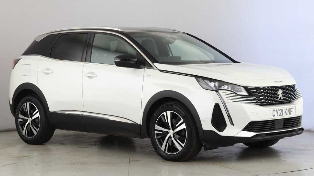 Compare Peugeot 3008 1.5 Bluehdi Gt CY21KNF White