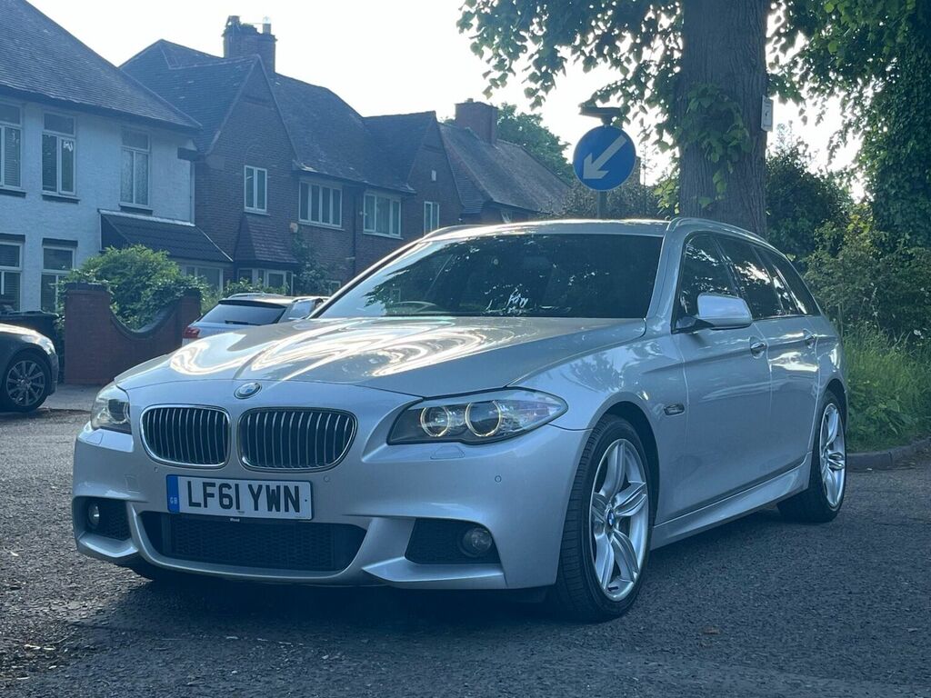 Compare BMW 5 Series Estate 3.0 535D M Sport Touring Steptronic Euro 5 LF61YWN Silver