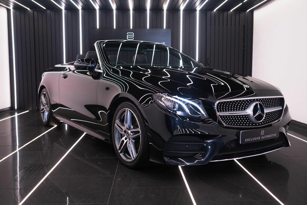 Compare Mercedes-Benz E Class Convertible 2.0 KM19FZB Black