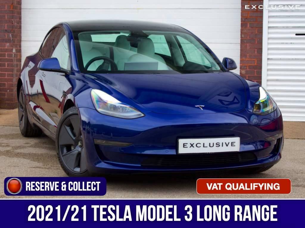 Compare Tesla Model 3 Dual Motor Long Range 4Wde BT21YVK Blue