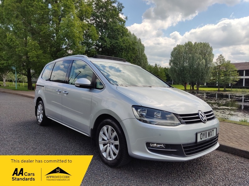 Compare Volkswagen Sharan 2.0 Tdi Bluemotion Tech OY11WXT Silver