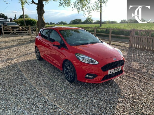 Compare Ford Fiesta 1.0 St-line Edition 94 Bhp AO21FMF Red