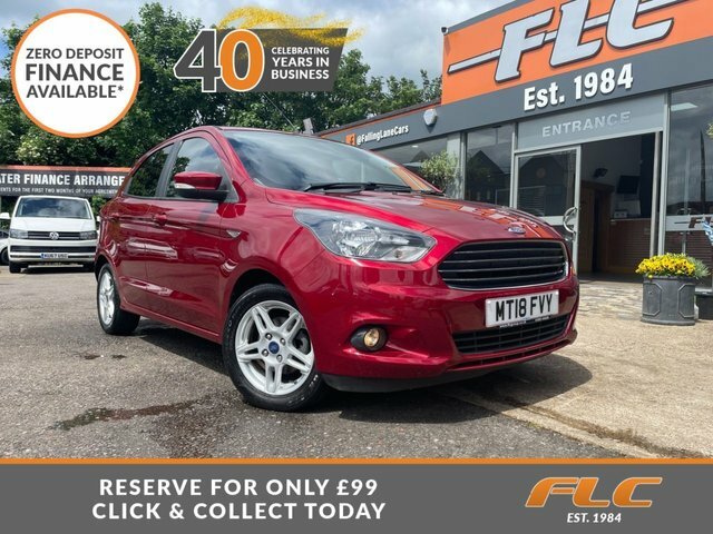 Compare Ford KA+ 1.2 Zetec 69 Bhp MT18FVY Red
