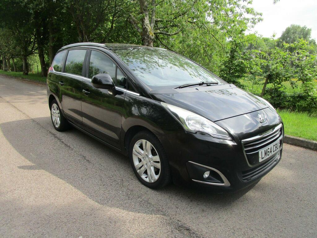 Compare Peugeot 5008 1.6 Hdi Active 7 Seat, 2 Owner 2014 LM64CBU Black