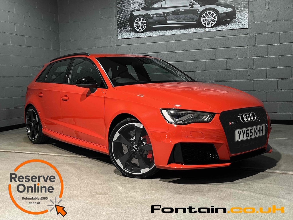 Compare Audi RS3 Tfsi YY65KHH Red