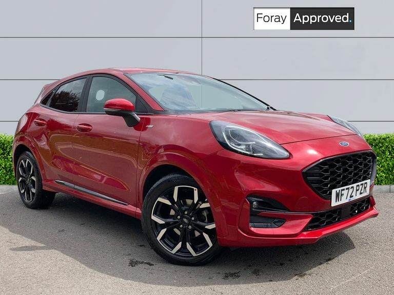 Compare Ford Puma 1.0 Ecoboost Hybrid Mhev 155 St-line X WF72PZR Red