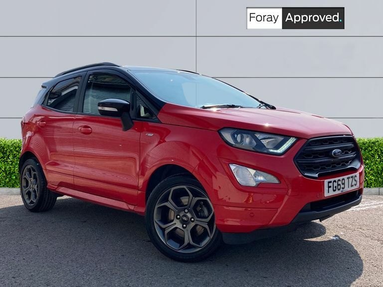 Compare Ford Ecosport 1.0 Ecoboost 140 St-line FG69TZS Red