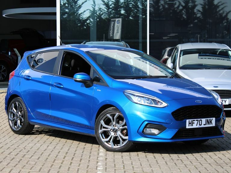 Compare Ford Fiesta St-line Edition HF70JNK Blue