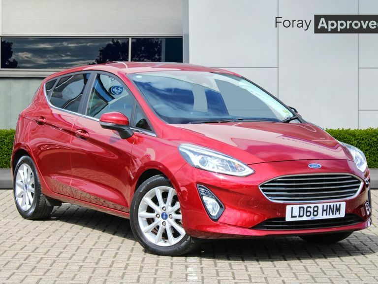 Compare Ford Fiesta 1.0 Ecoboost Titanium X LD68HNM Red