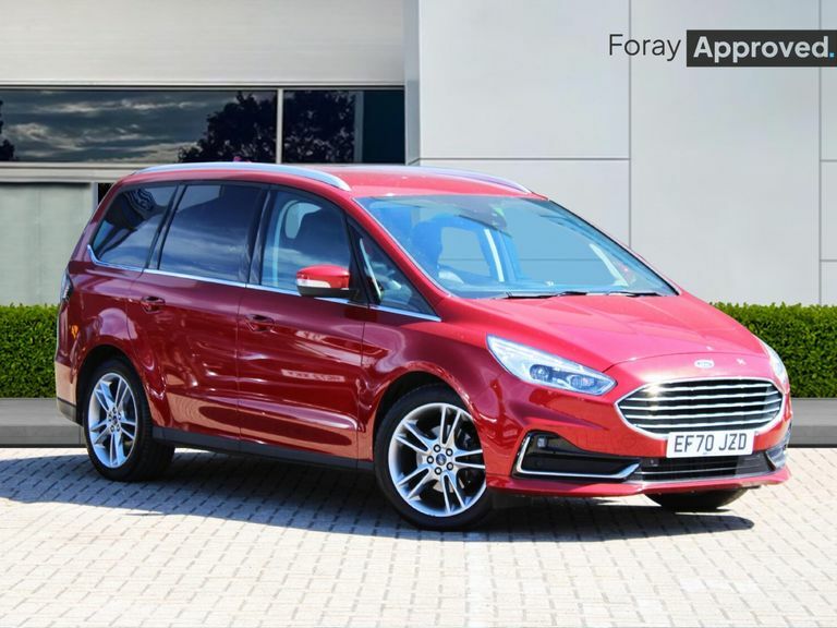 Compare Ford Galaxy 2.0 Ecoblue 190 Titanium Lux Pack EF70JZD Red