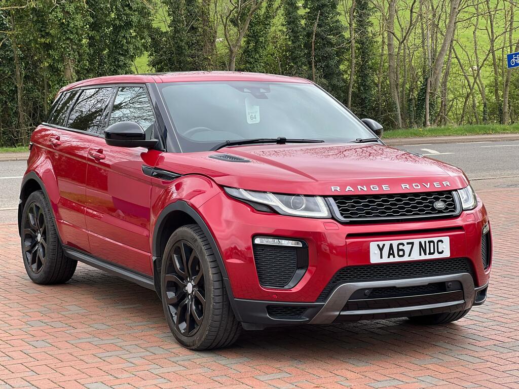 Compare Land Rover Range Rover Evoque Td4 Hse Dynamic YA67NDC Red