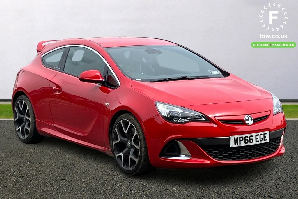 Compare Vauxhall Astra GTC 2.0T 16V Vxr WP66EGE Red