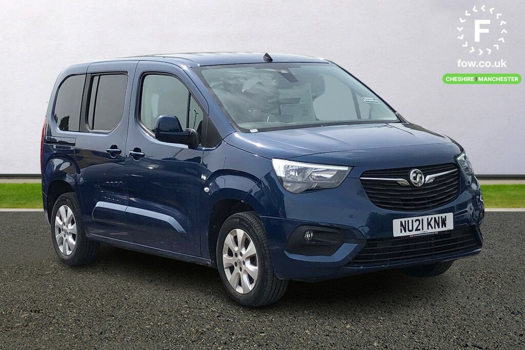 Compare Vauxhall Combo Life 1.5 Turbo D 130 Se NU21KNW Blue