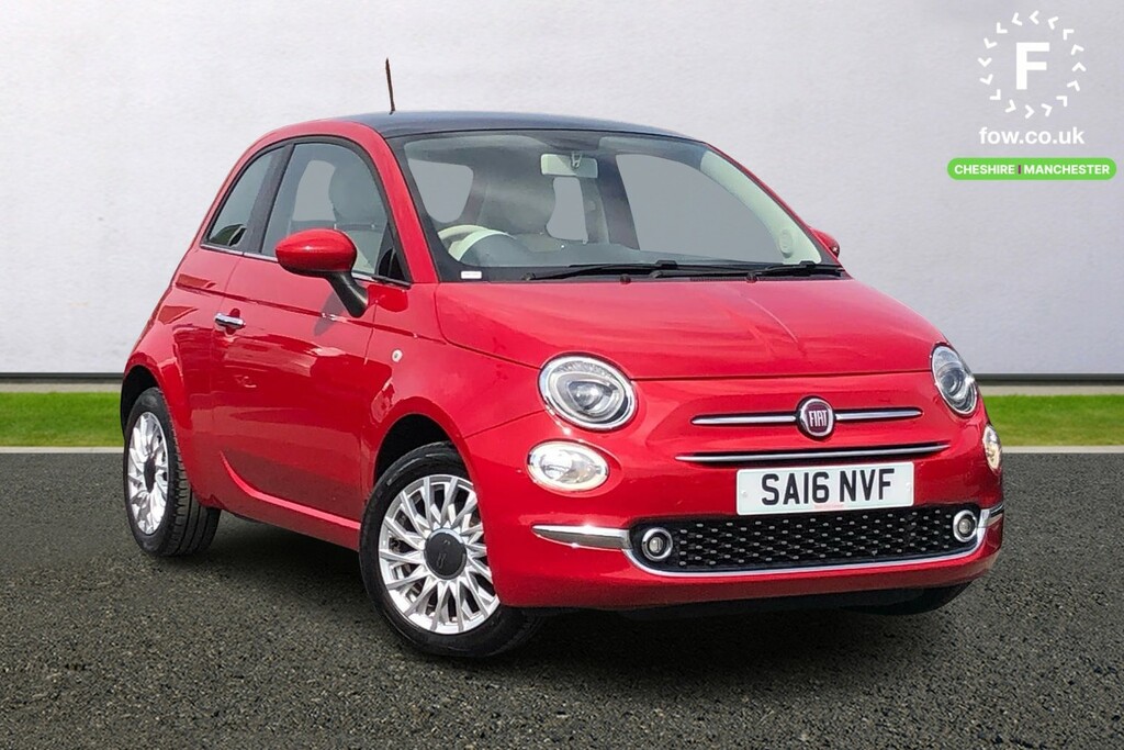 Compare Fiat 500 1.2 Lounge SA16NVF Red