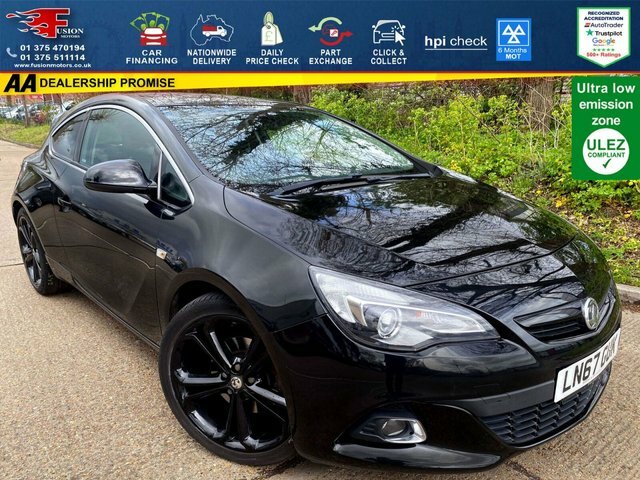 Compare Vauxhall Astra GTC Gtc Limited Edition LN67GUK Black