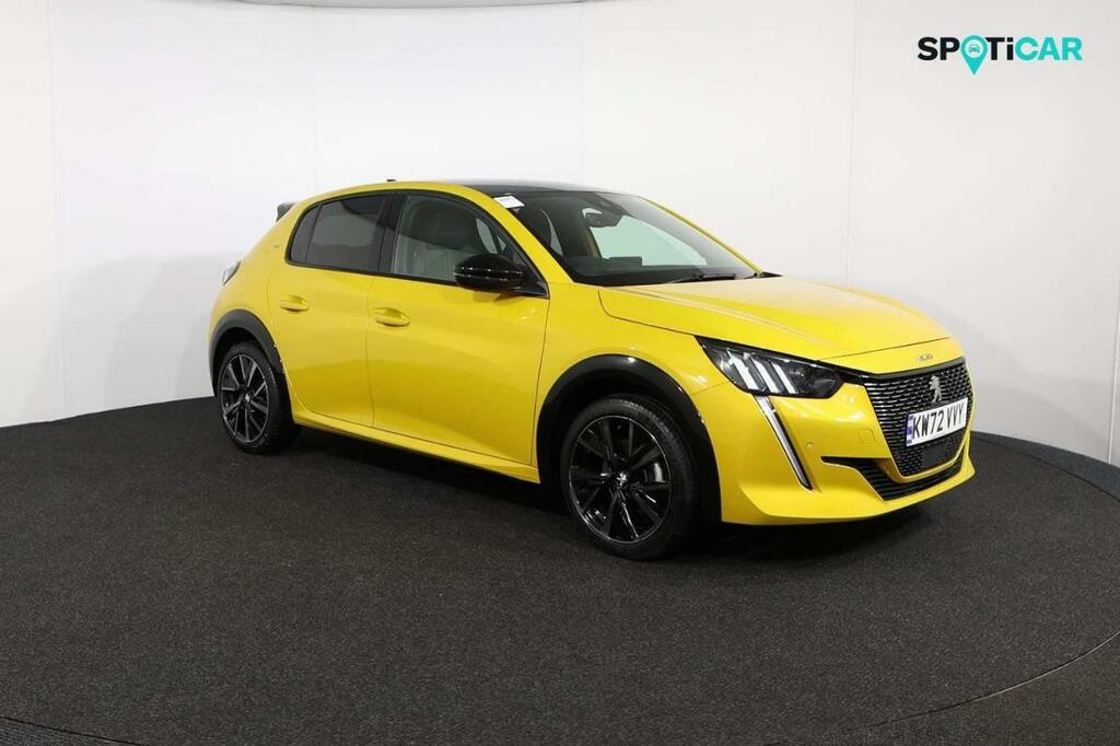 Compare Peugeot 208 1.2 Puretech Gt Eat Euro 6 Ss KW72VVY Yellow