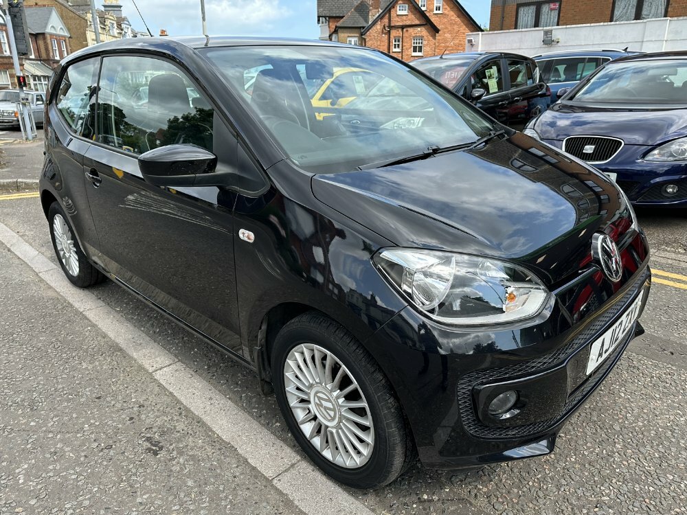 Compare Volkswagen Up 1.0 High Up Euro 5 1 Owner Only 37000 Miles AJ12ZXV Black
