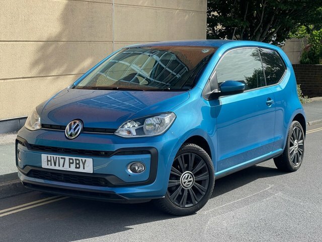 Compare Volkswagen Up 1.0 High Up Tsi 89 Bhp HV17PBY Blue