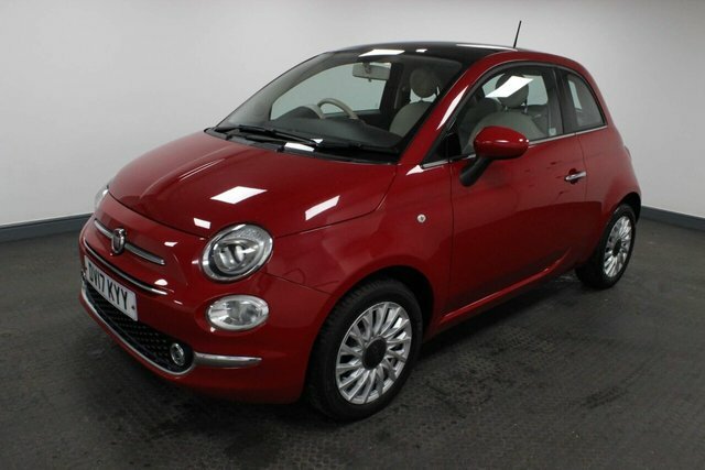 Compare Fiat 500 2017 1.2L Lounge 69 Bhp DV17KYY Red