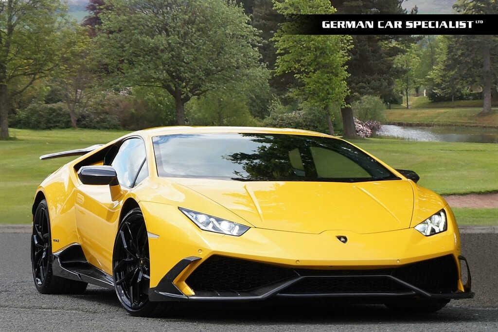 Lamborghini Huracan 5.2L Lp 610-4 Big Spec Carbon Body Styling Yellow #1