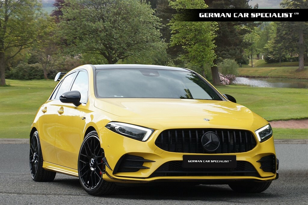 Compare Mercedes-Benz A Class Amg A 35 4Matic Premium SH19UUR Yellow