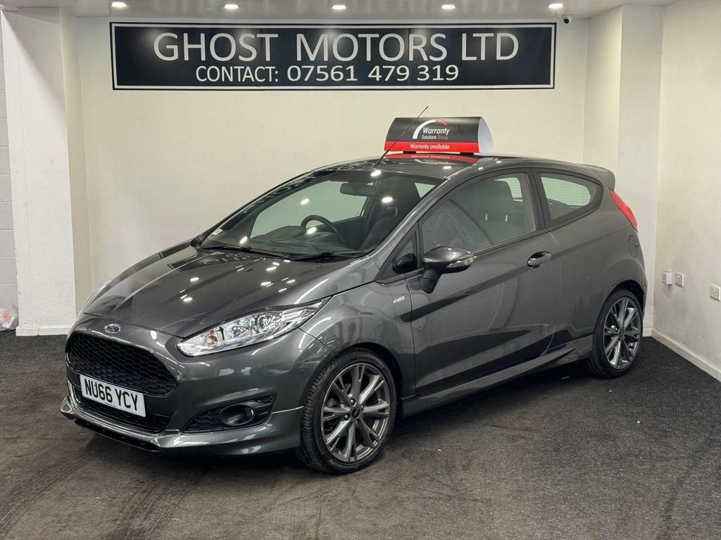 Compare Ford Fiesta 1.0T Ecoboost St-line Euro 6 Ss NU66YCY Grey