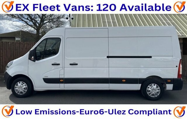 Compare Vauxhall Movano 2.3 L3h2 F3500 135 Bhp Bi Turbo - Only 27,927 Mile DP70BXC White