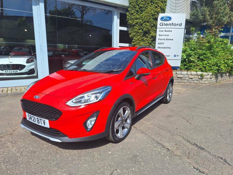 Compare Ford Fiesta 1.0 Ecoboost 95 Active Edition SR21BTV Red