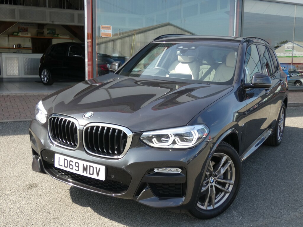 Compare BMW X3 Xdrive20d M Sport 1 Owner Only 20,480 Miles C LD69MDV Grey
