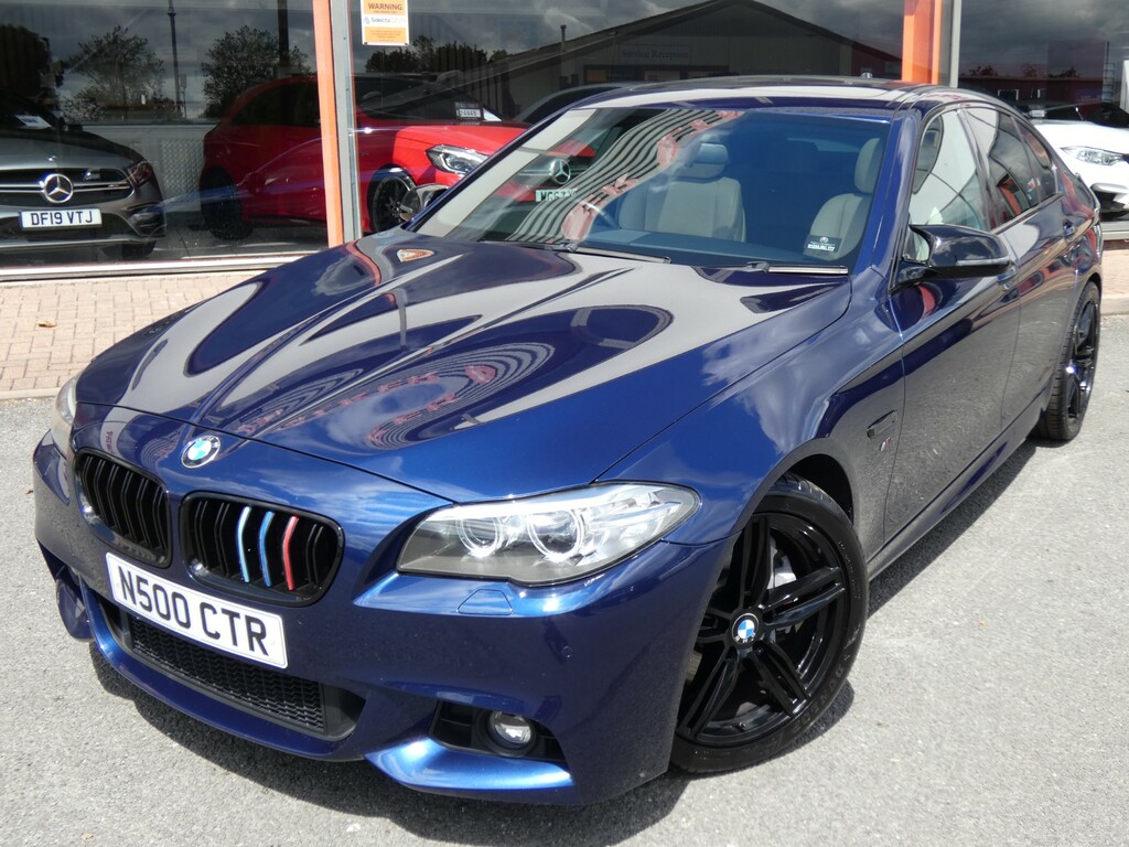 Compare BMW 5 Series M Sport Only 38,180 Miles With Fbmwsh Sunroof N500CTR Blue