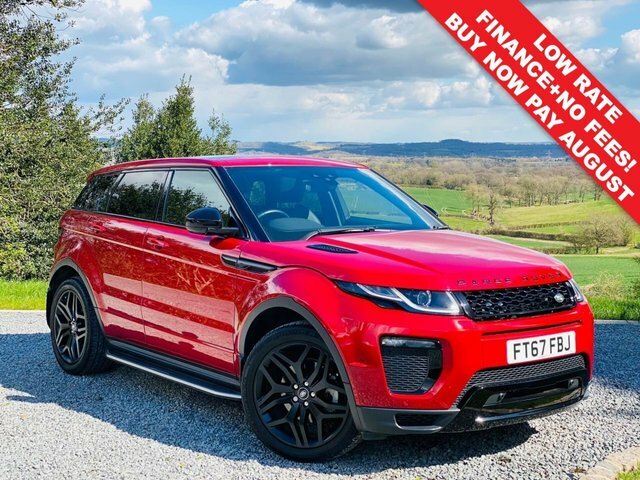 Compare Land Rover Range Rover Evoque Td4 Hse Dynamic FT67FBJ Red