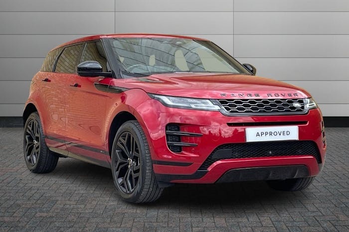 Compare Land Rover Range Rover Evoque 2.0 D200 Mhev R Dynamic Hse Suv 4W KP71GYD Red