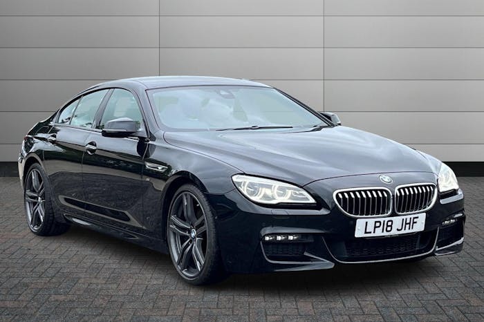 BMW 6 Series 3.0 640D M Sport Saloon 313 Ps Black #1