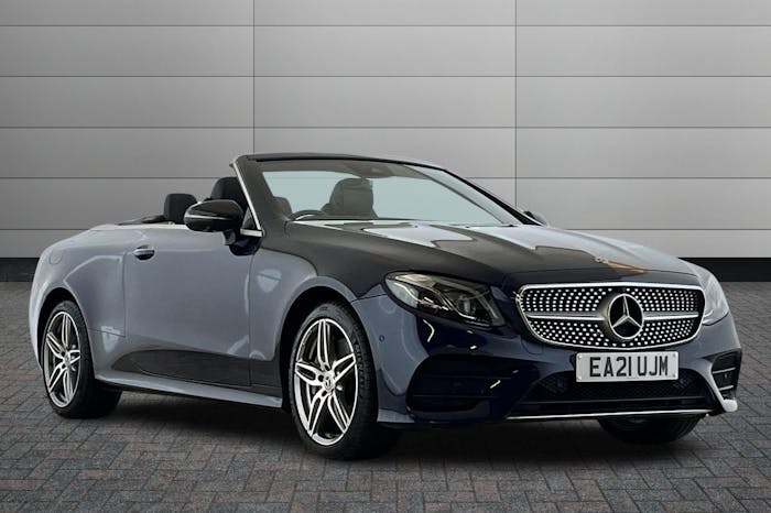 Compare Mercedes-Benz E Class 2.9 E400d Amg Line Premium Cabriolet EA21UJM Blue