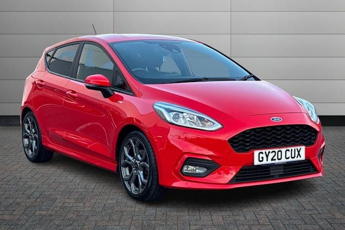 Compare Ford Fiesta 1.0T Ecoboost St Line Edition Hatchback GY20CUX Red