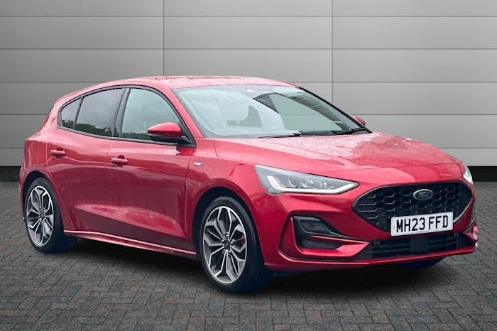 Compare Ford Focus 1.0T Ecoboost Mhev St Line X Edition Hatchback MH23FFD Red