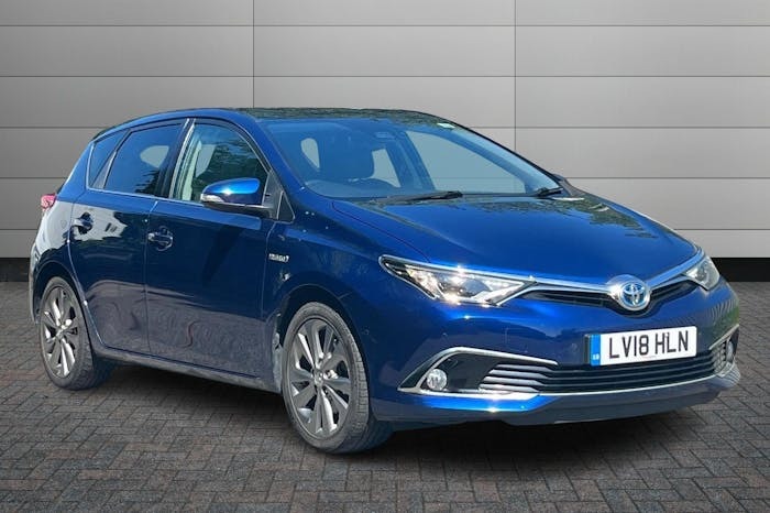 Compare Toyota Auris 1.8 Vvt H Excel Hatchback Hybrid Cvt LV18HLN Blue