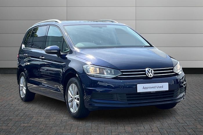 Compare Volkswagen Touran 1.6 Tdi Se Family Mpv Dsg 115 Ps VN68VFE Blue