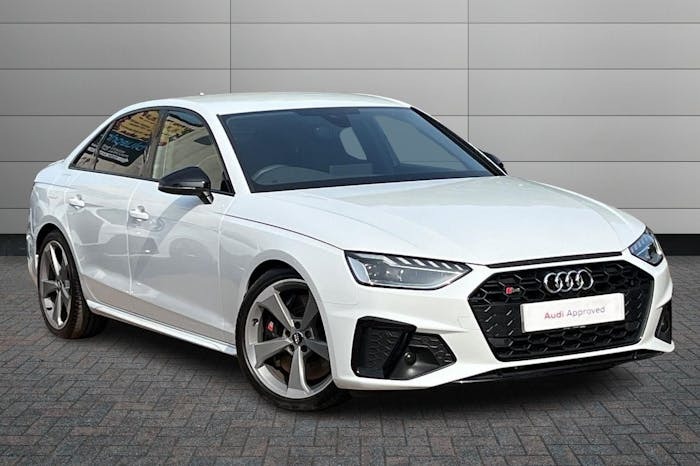 Compare Audi S4 3.0 Tdi V6 Black Edition Saloon Tiptron LR20FWX White