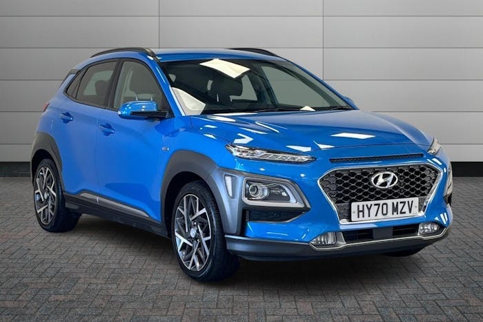 Compare Hyundai Kona 1.6 H Gdi Premium Se Suv Hybrid Dct 1 HY70MZV Blue